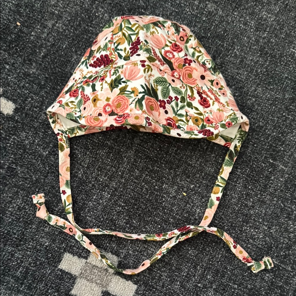 Brimmed Garden Party Bonnet - 0-3 Months